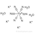 Ferrate (4 -), hexakis (cyano-kC) -, potassium, hydrate (1: 4: 3), (57189431, OC-6-11) - CAS 14459-95-1